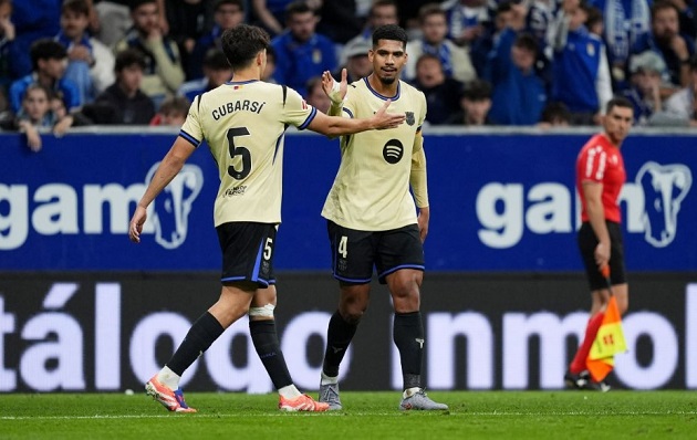 Araujo ghi bàn, Flick khen ngợi sự tiến bộ sau chiến thắng Oviedo_6928004577da5.jpeg