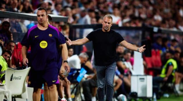 Tại sao Hansi Flick khóa các cầu thủ Barcelona trong phòng thay đồ sau trận hòa Vallecano?_69280449af514.jpeg