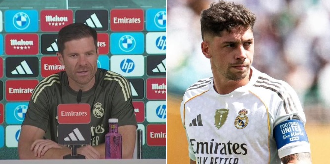 Xabi Alonso làm rõ tin đồn Valverde từ chối đá hậu vệ_6927fed85d064.jpeg