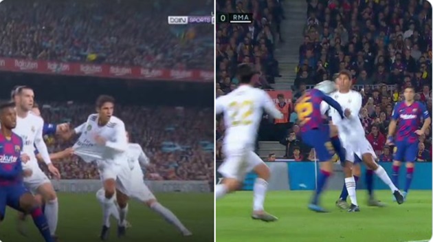 Bị hậu vệ Barca “dập tơi tả” trong vòng cấm, Varane chỉ biết than trời_695c9fdb144b4.jpeg