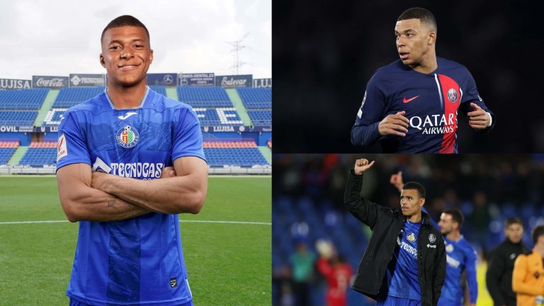 Getafe đăng hình ảnh Mbappe là đồng đội Greenwood_695bee3531cf3.jpeg