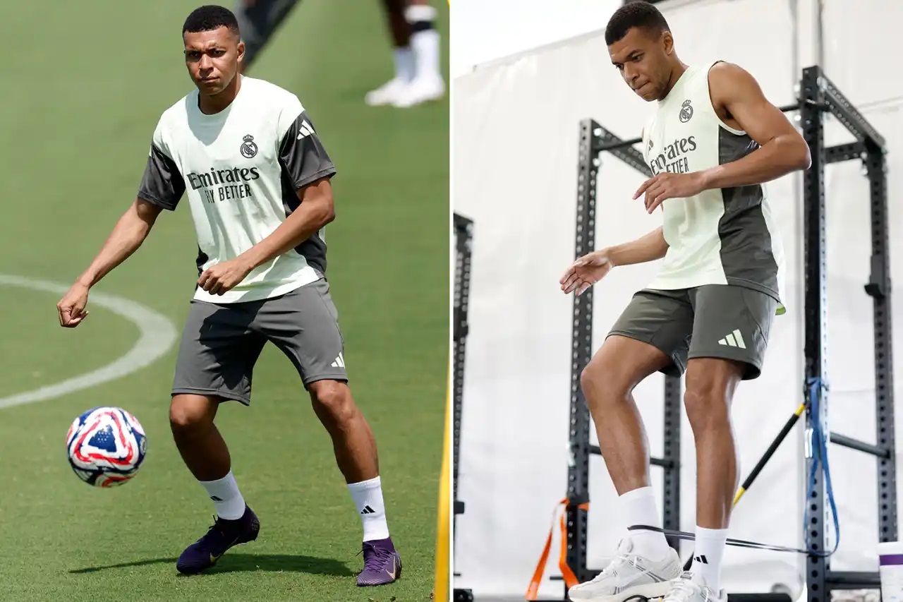 Mbappe xuất hiện sau khi ra viện, thể hình khiến CĐV Real lo lắng_695b74c5034b7.jpeg