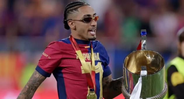 Sau cú ăn ba, Raphinha muốn giải nghệ trong màu áo Barca_695b78e5e9330.jpeg